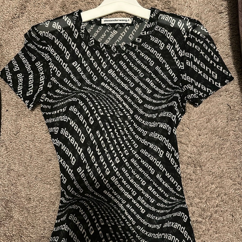 Alexander Wang mesh T-shirt